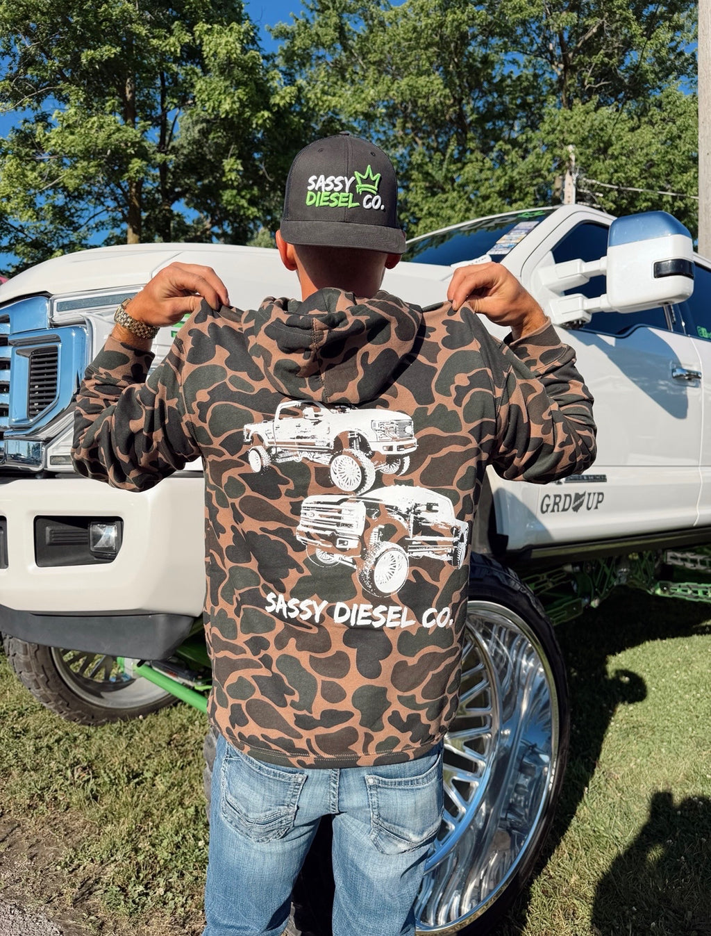 Sassy Diesel Duck Camo Hoodie