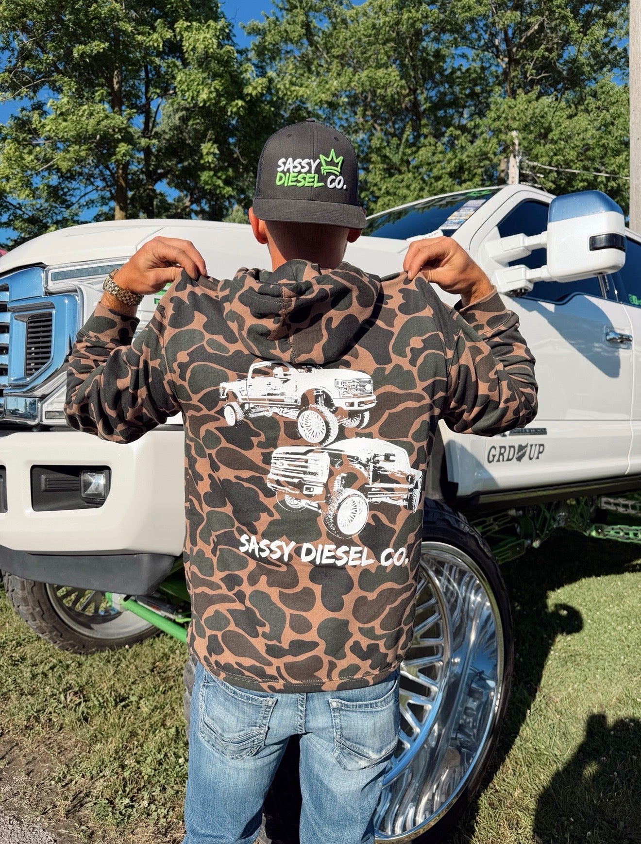 Sassy Diesel Duck Camo Hoodie