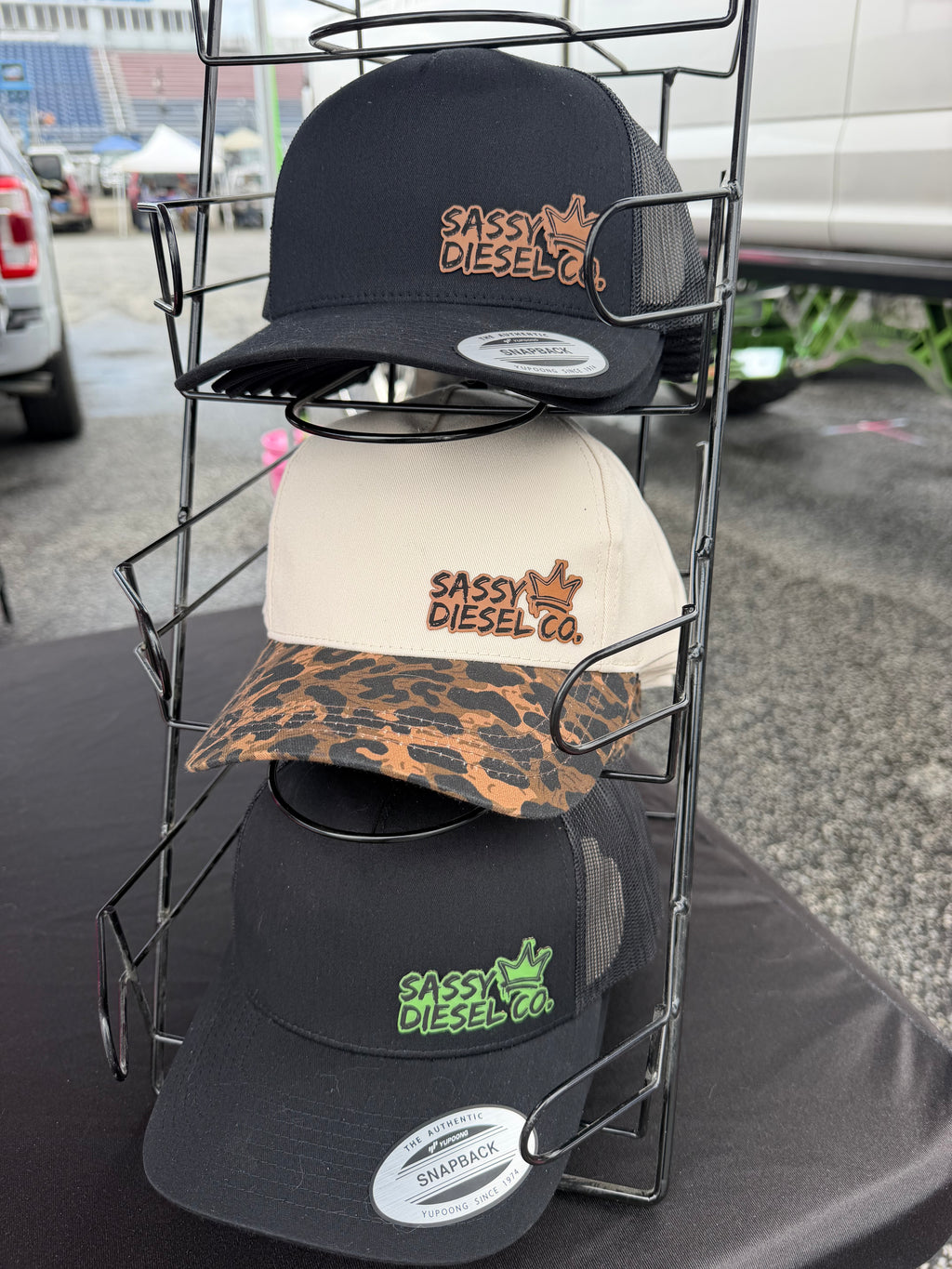 Leather Patch Hats