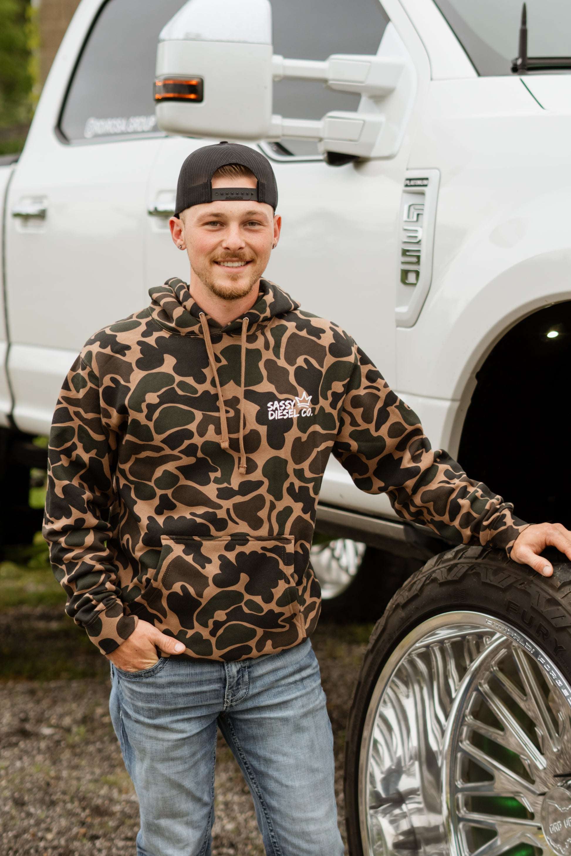 Sassy Diesel Duck Camo Hoodie
