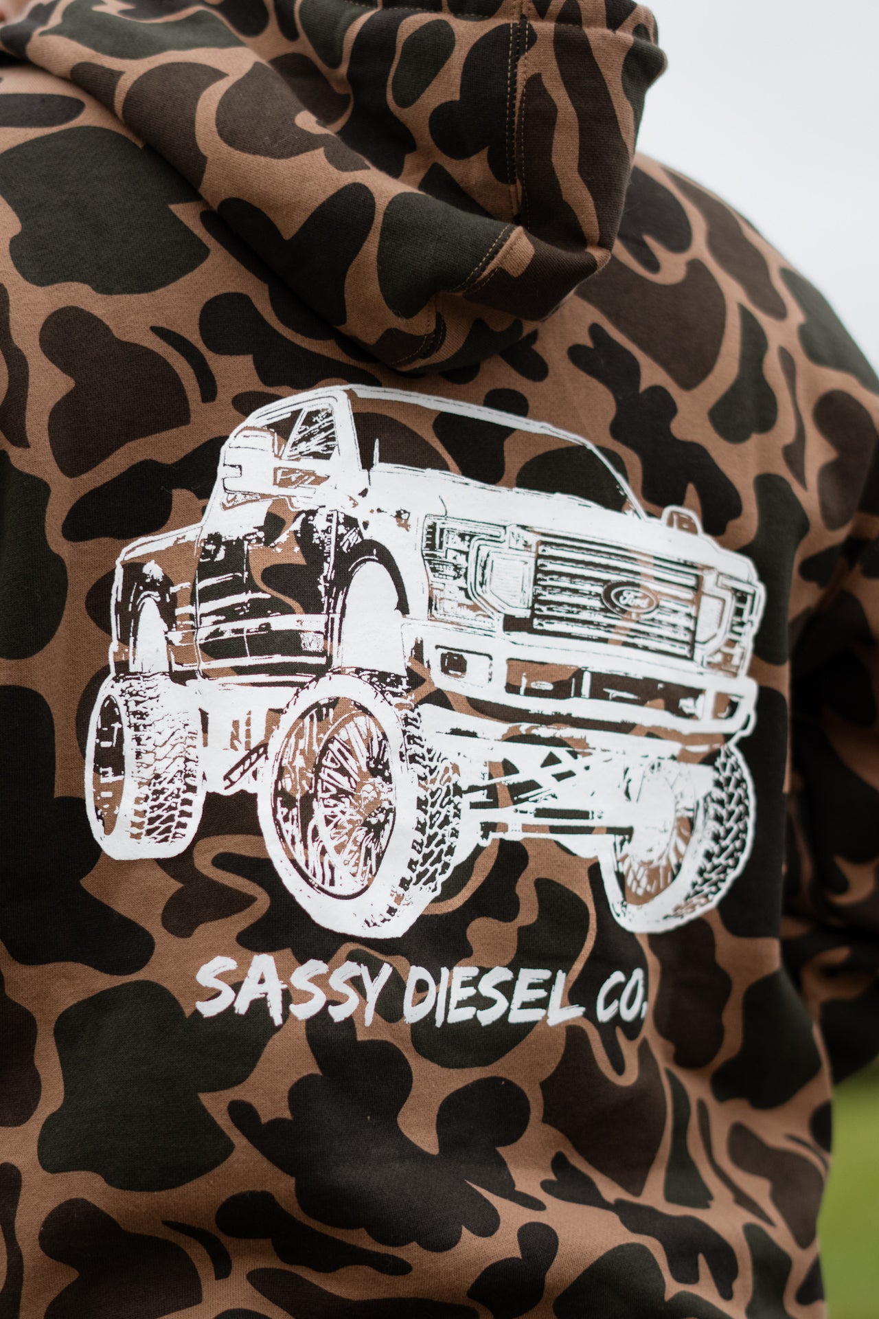 Sassy Diesel Duck Camo Hoodie